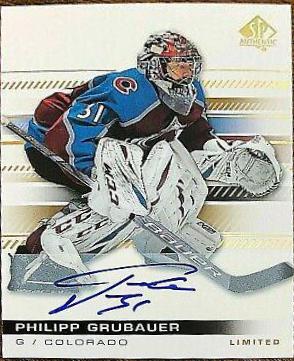Philipp Grubauer [Limited Autograph] #91