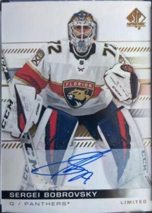 Sergei Bobrovsky [Limited Autograph] #15