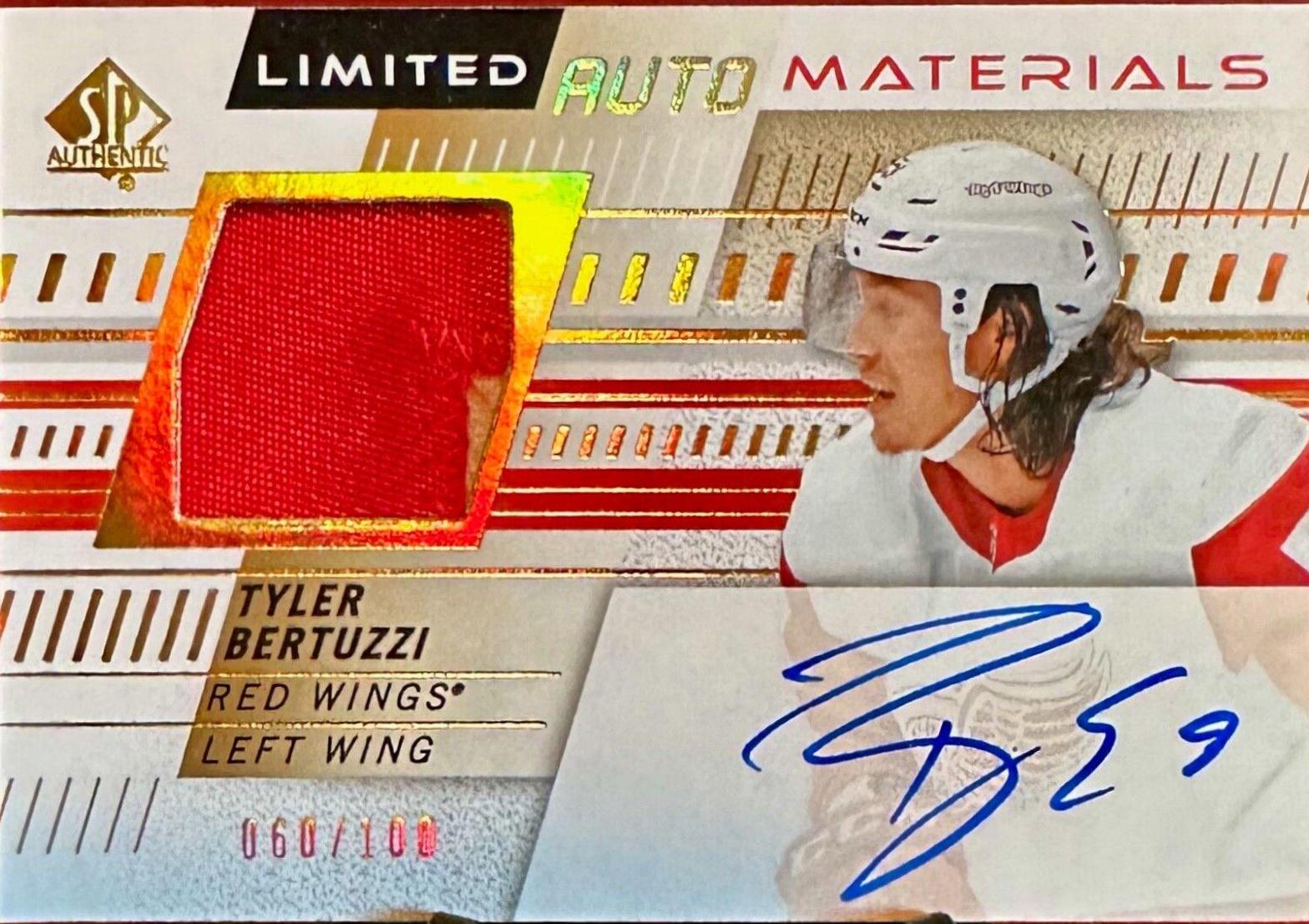Tyler Bertuzzi [Limited Auto Patch] #8