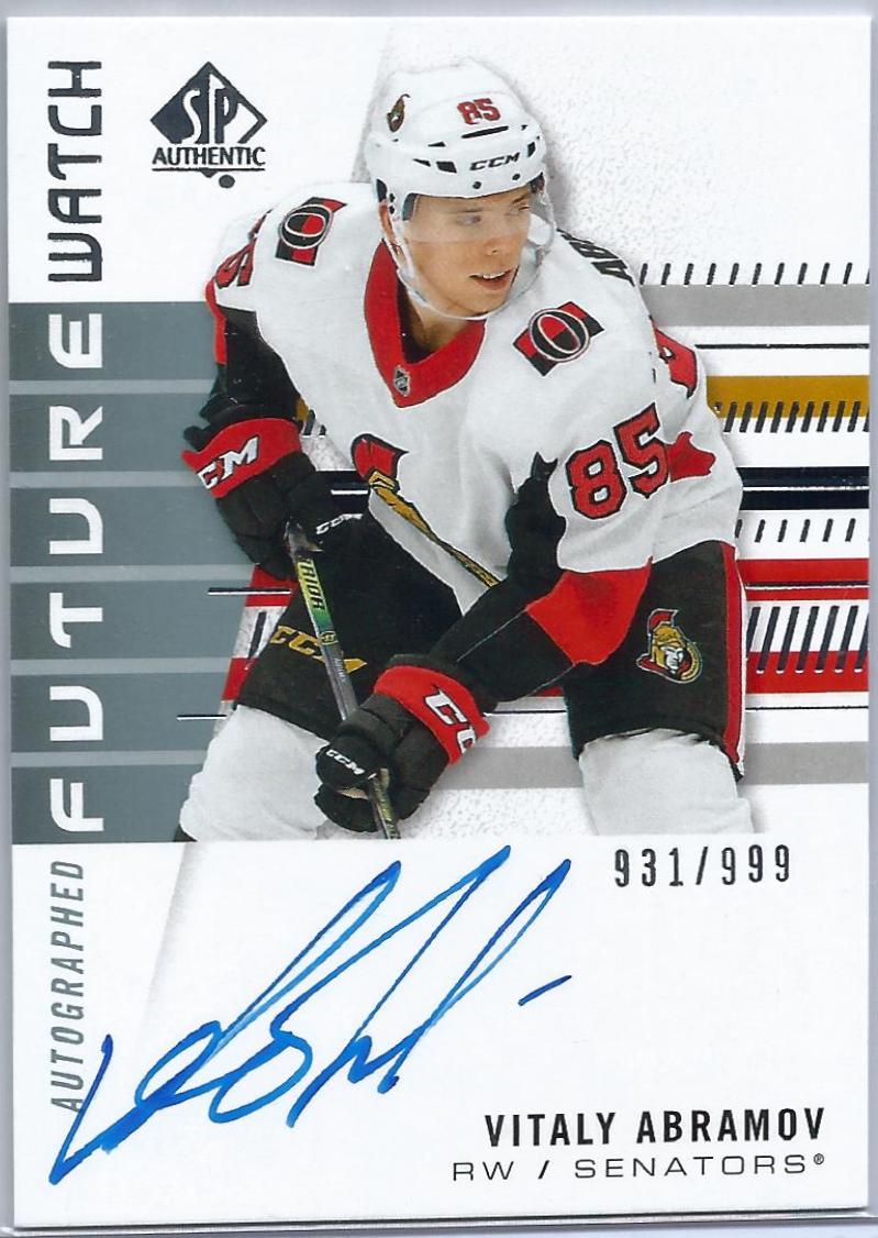 Vitaly Abramov [Autograph] #180