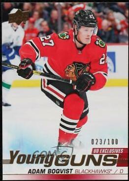 Adam Boqvist [UD Exclusives] #492