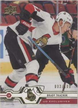 Brady Tkachuk [UD Exclusives] #287
