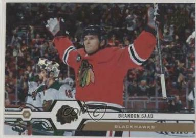 Brandon Saad [Speckled Rainbow Foil] #112
