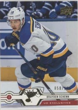 Brayden Schenn [UD Exclusives] #118