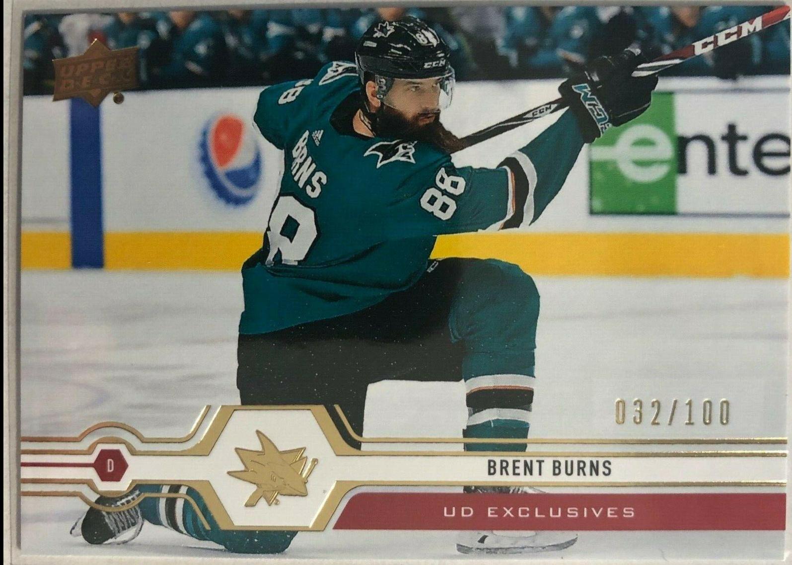 Brent Burns [UD Exclusives] #165