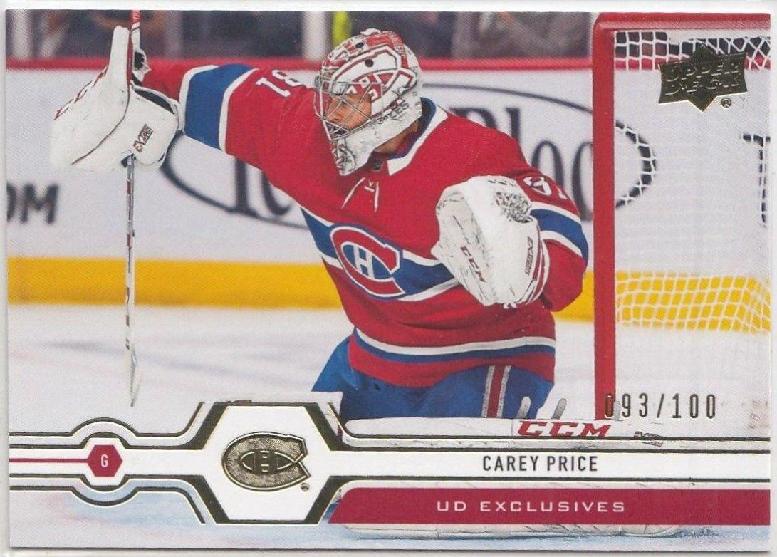 Carey Price [UD Exclusives] #298