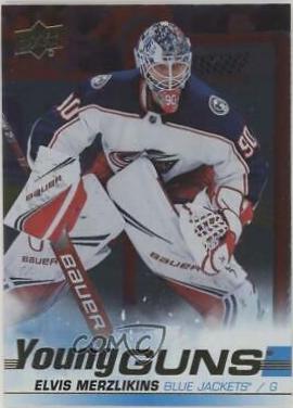 Elvis Merzlikins [Silver Foil] #466