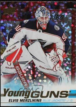 Elvis Merzlikins [Speckled Rainbow Foil] #466