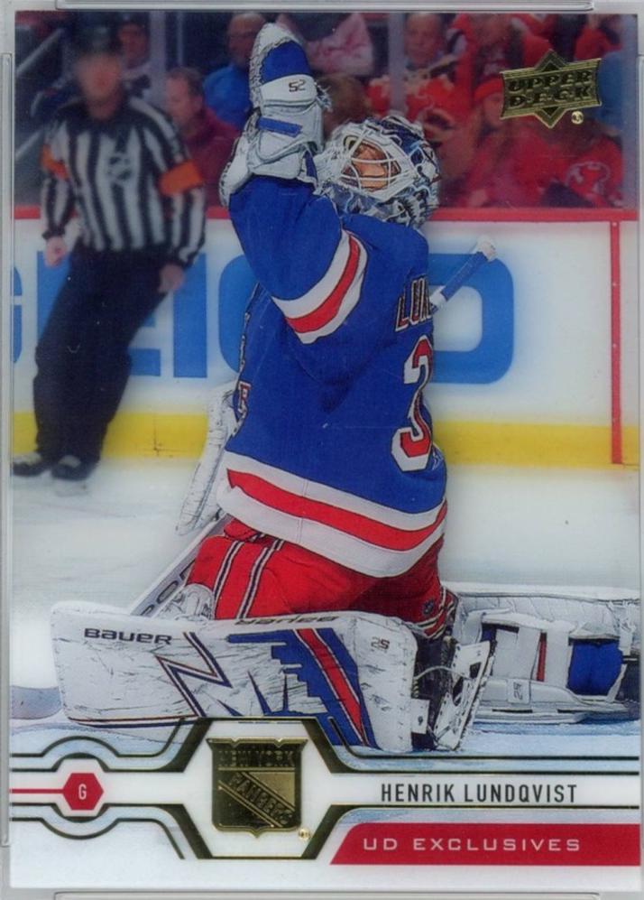 Henrik Lundqvist [Clear Cut UD Exclusives] #90