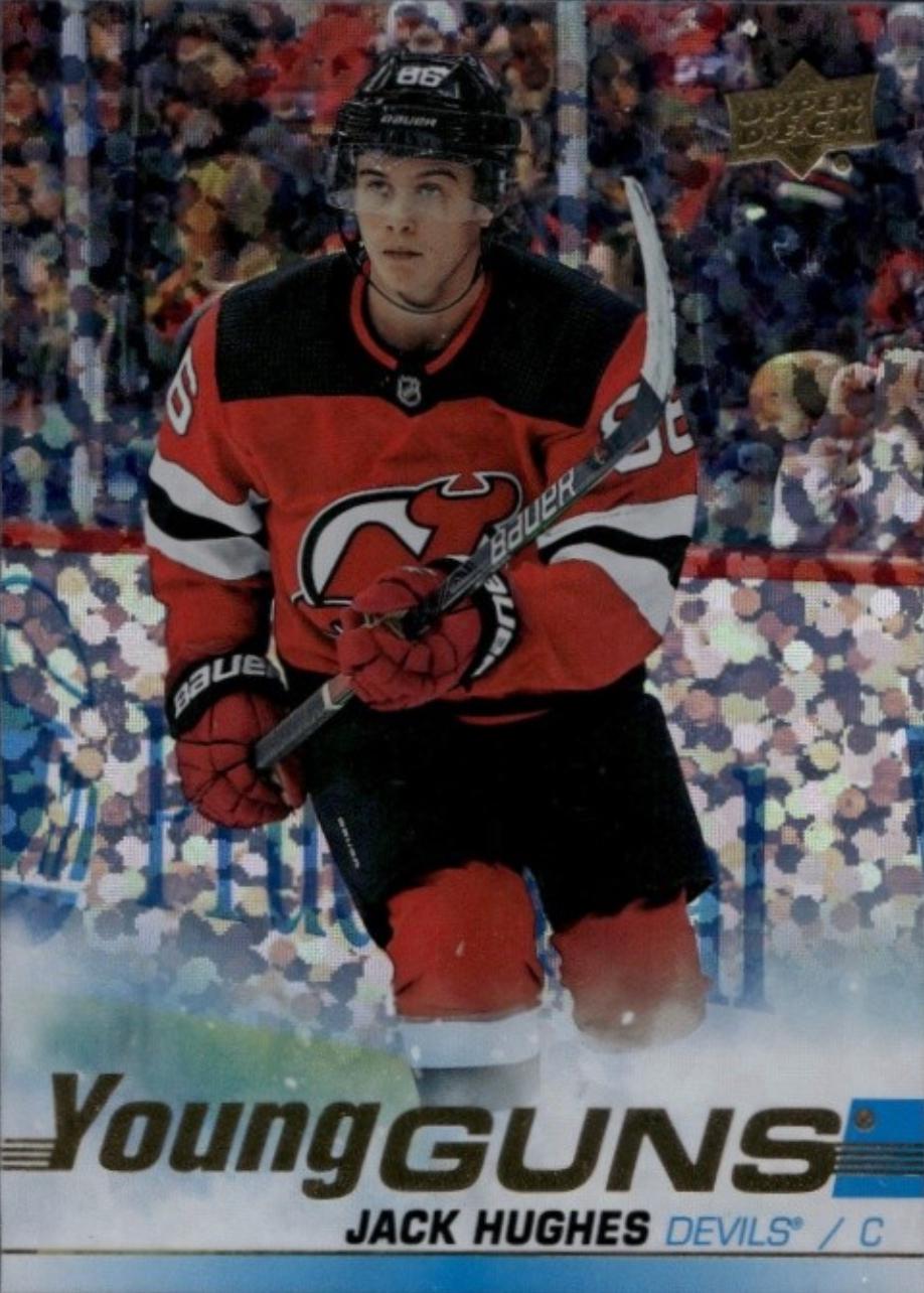 Jack Hughes [Speckled Rainbow Foil] #201