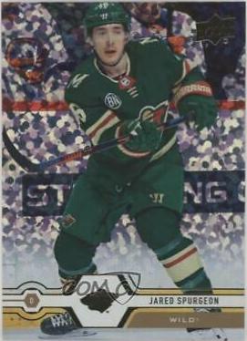 Jared Spurgeon [Speckled Rainbow Foil] #128