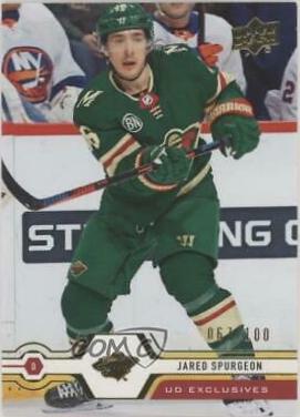 Jared Spurgeon [UD Exclusives] #128