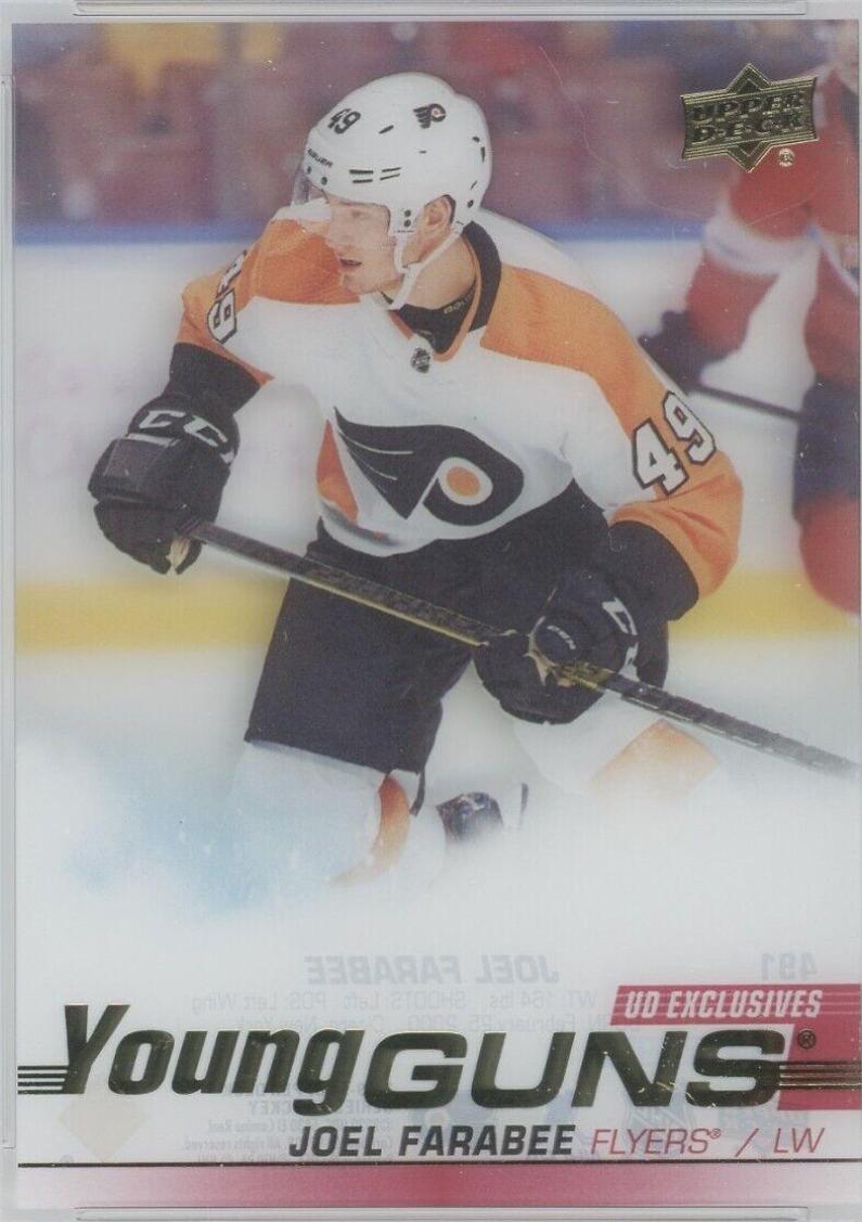 Joel Farabee [Clear Cut UD Exclusives] #491