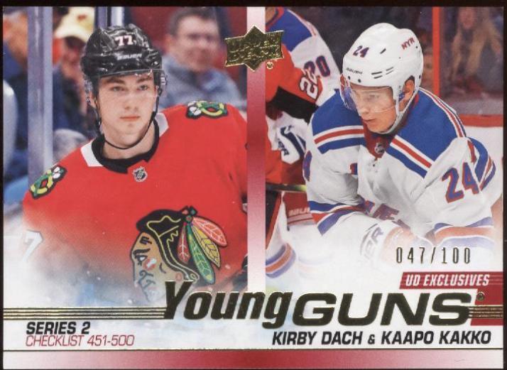 Kirby Dach, Kaapo Kakko [UD Exclusives] #500