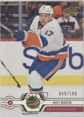 Matt Martin [UD Exclusives] #347