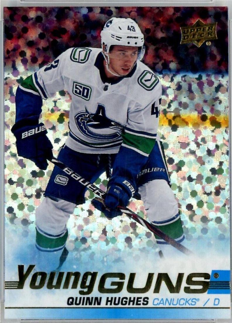 Quinn Hughes [Speckled Rainbow Foil] #249