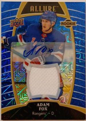 Adam Fox [Blue Line Autograph] #93