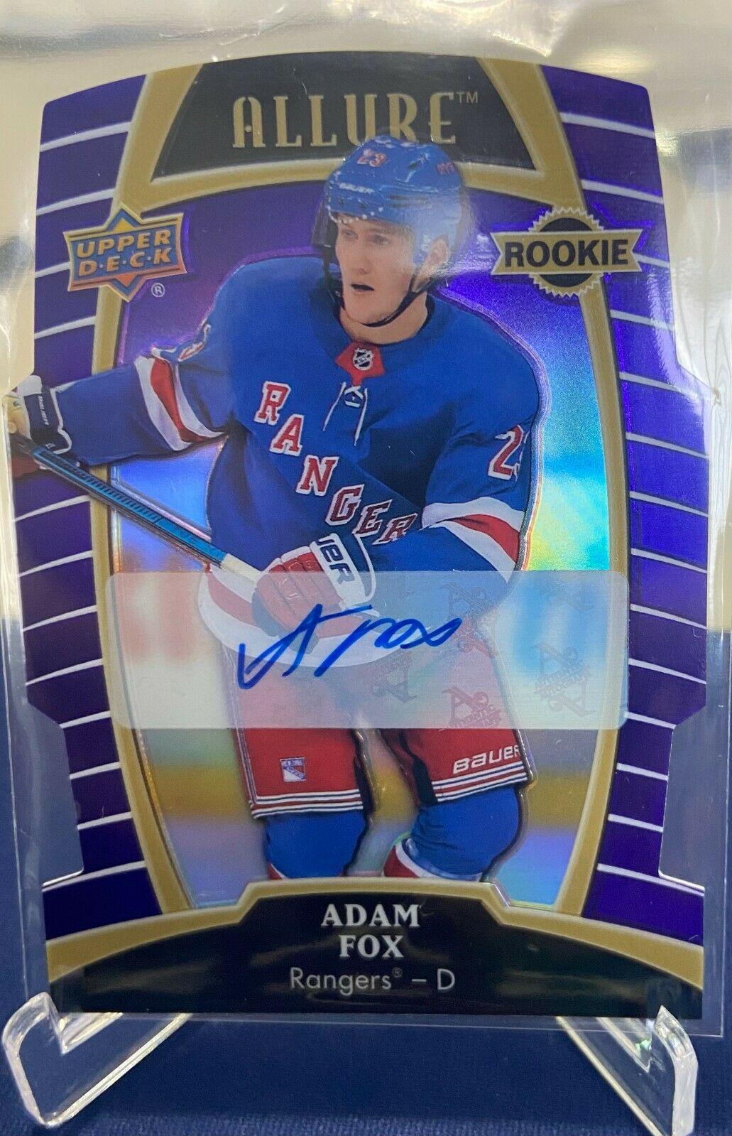 Adam Fox [Purple Diamond Autograph] #93