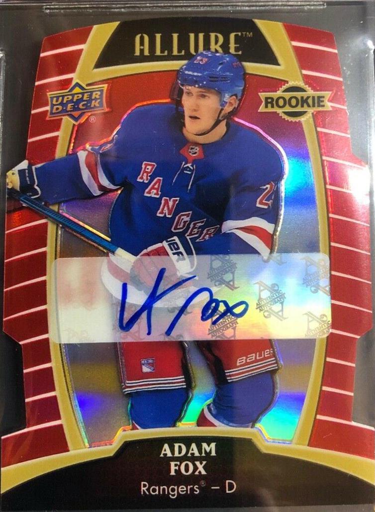 Adam Fox [Red Rainbow Autograph] #93