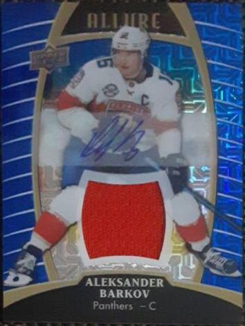 Aleksander Barkov [Blue Line Autograph Jersey Relic] #7