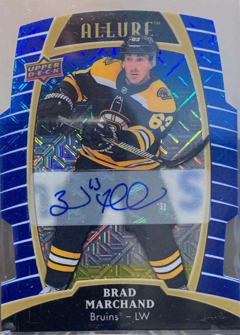 Brad Marchand [Blue Line Autograph] #14