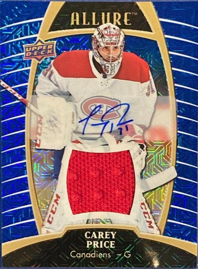 Carey Price [Blue Line Autograph] #11