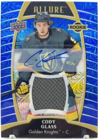 Cody Glass [Blue Line Autograph Jersey Relic] #94