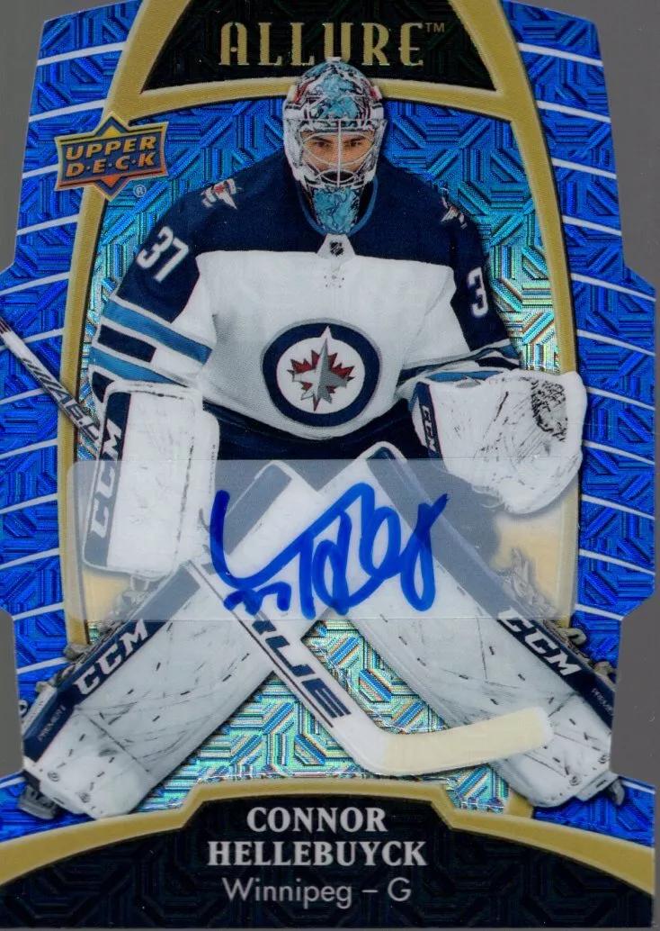 Connor Hellebuyck [Blue Line Autograph] #20