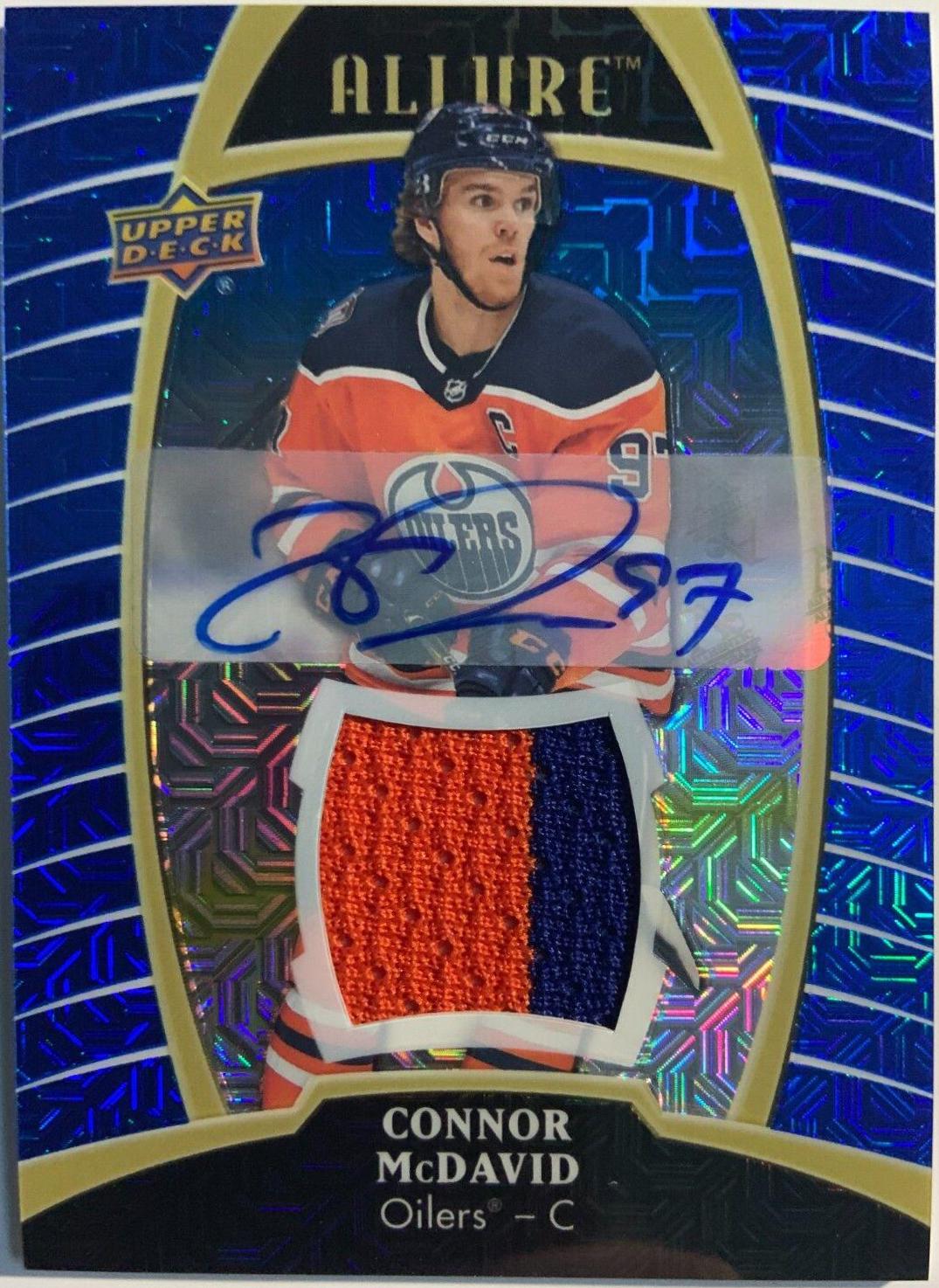 Connor McDavid [Blue Line Autograph] #1