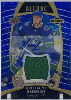 Guillaume Brisebois [Blue Line Autograph Jersey Relic] #63