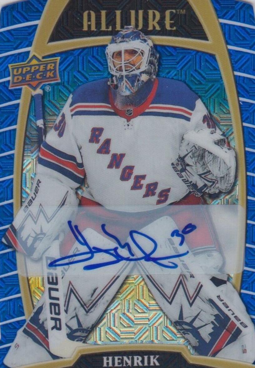 Henrik Lundqvist [Blue Line Autograph] #56