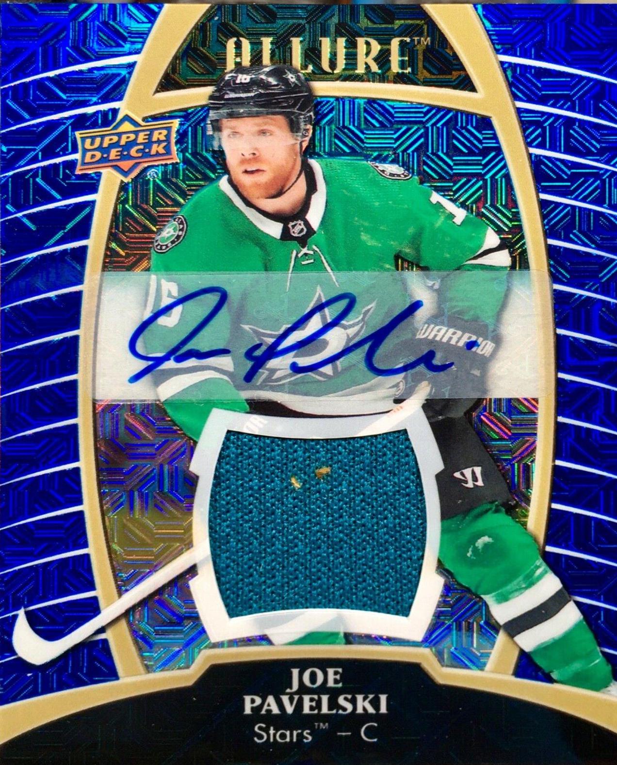 Joe Pavelski [Blue Line Autograph] #27