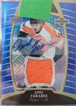 Joel Farabee [Blue Line Autograph Jersey Relic] #62