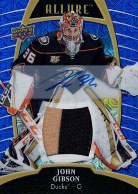 John Gibson [Blue Line Autograph Jersey Relic] #46
