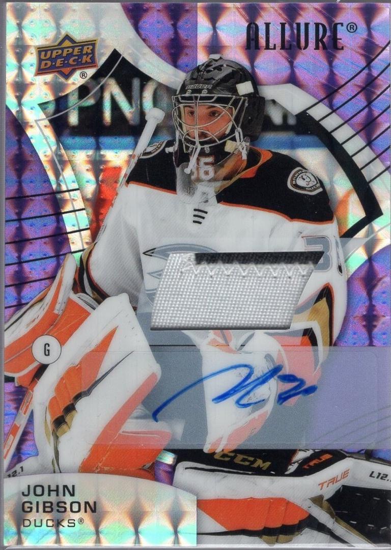 John Gibson [Purple Diamond Autograph Patch] #46