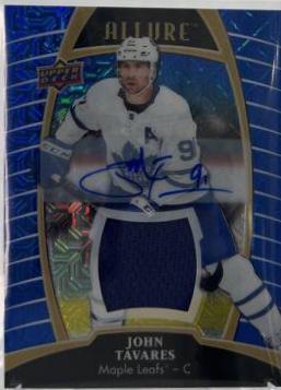 John Tavares [Blue Line Autograph Jersey Relic] #39