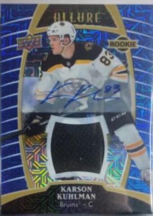 Karson Kuhlman [Blue Line Autograph Jersey Relic] #65