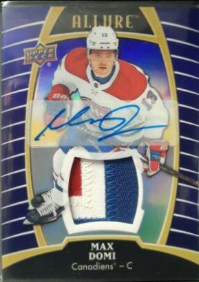 Max Domi [Purple Diamond Autograph Patch] #15