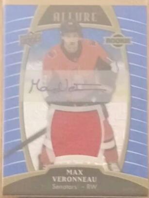 Max Veronneau [Blue Line Autograph Jersey Relic] #77