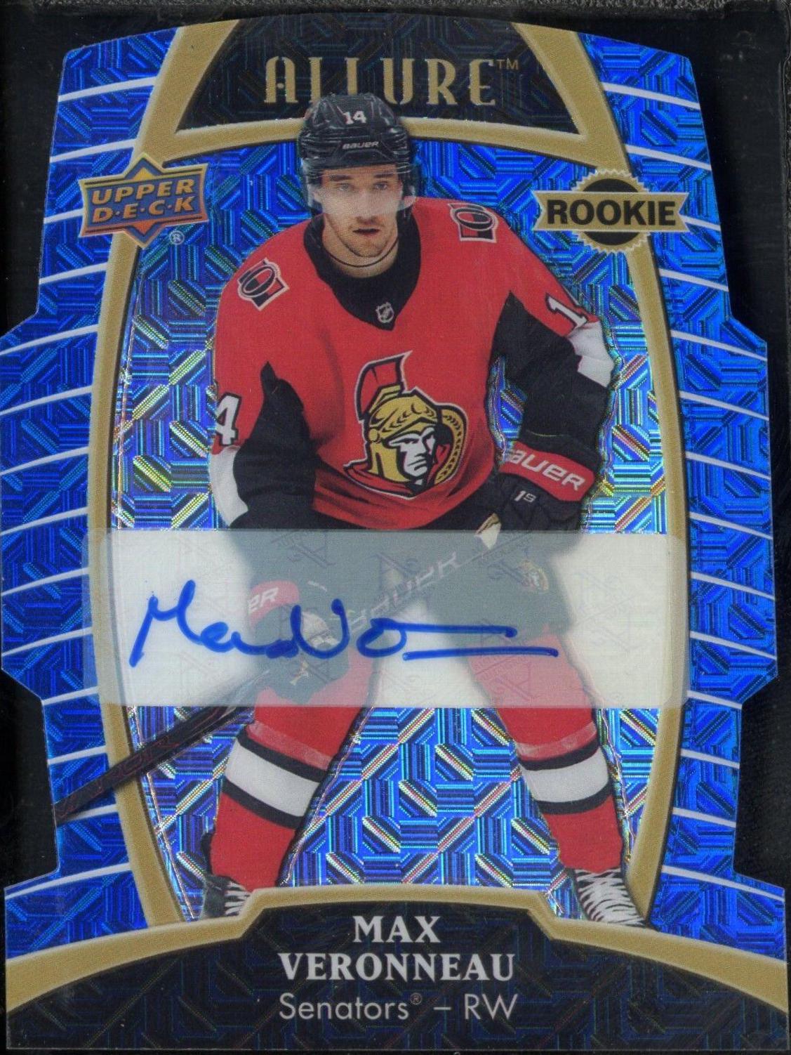 Max Veronneau [Blue Line Autograph] #77
