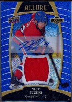 Nick Suzuki [Blue Line Autograph Jersey Relic] #91