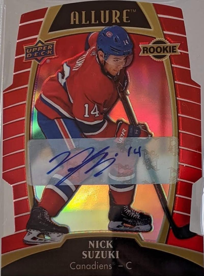 Nick Suzuki [Red Rainbow Autograph] #91