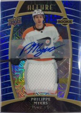 Philippe Myers [Blue Line Autograph Jersey Relic] #79