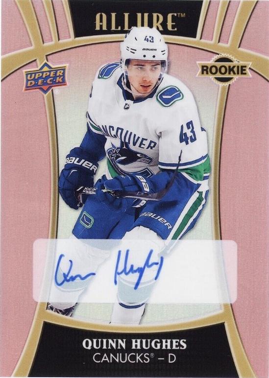 Quinn Hughes [Pink Diamond Autograph] #101
