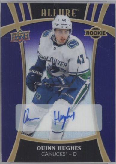 Quinn Hughes [Purple Diamond Autograph] #101