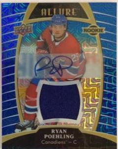 Ryan Poehling [Blue Line Autograph Jersey Relic] #86