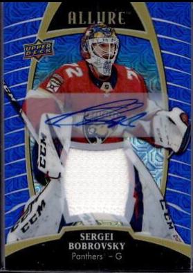 Sergei Bobrovsky [Blue Line Autograph Jersey Relic] #3