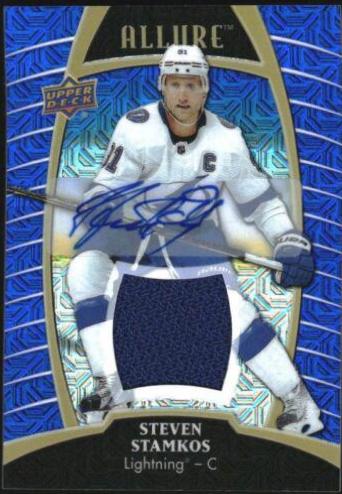 Steven Stamkos [Blue Line Autograph Jersey Relic] #34