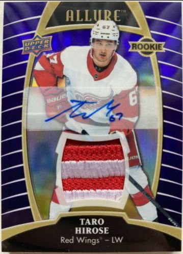 Taro Hirose [Purple Diamond Autograph Patch] #75