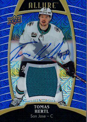 Tomas Hertl [Blue Line Autograph Jersey Relic] #10